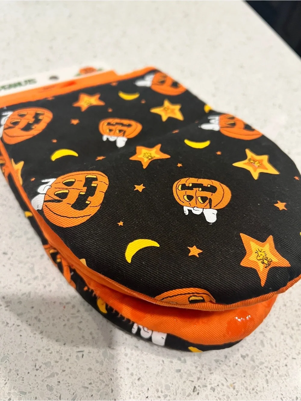 Peanuts Halloween Mini Mitts - Black, Orange, Yellow